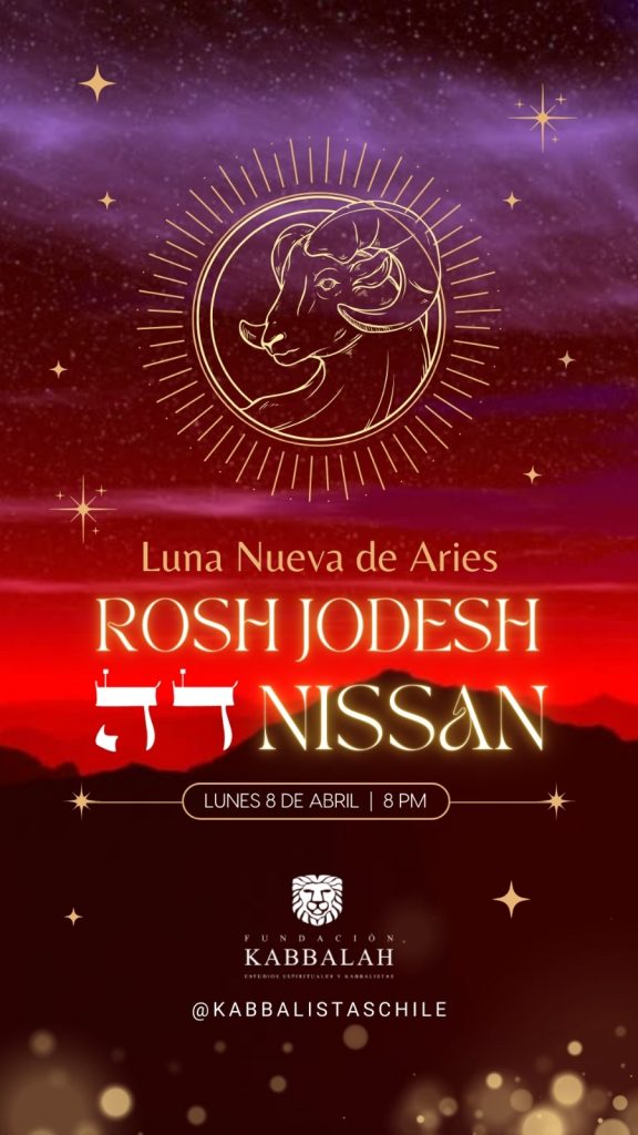 Fundación Kabbalah Nissan Rosh Jodesh Aries