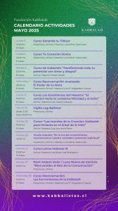 calendario cursos Mayo- fundacion kabbalah